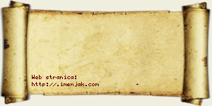 Isidora Vojinović vizit kartica